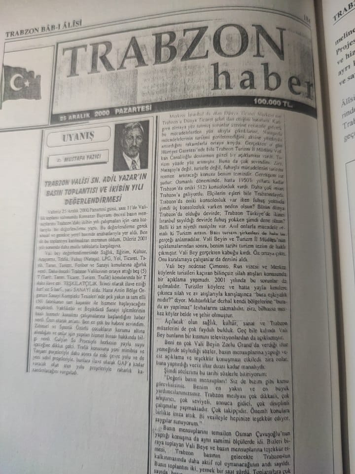 Trabzon Haber Yıllıkları