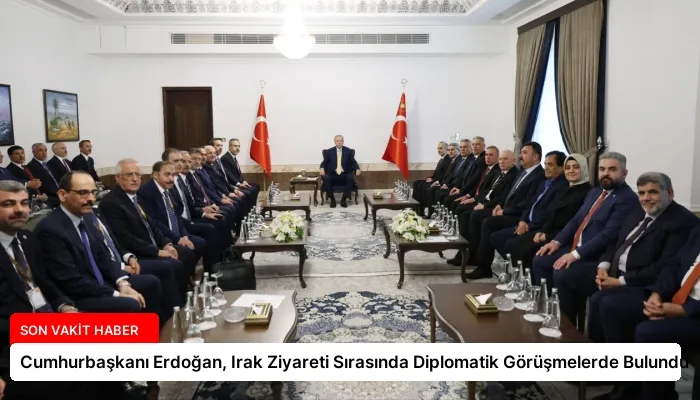 Cumhurbaşkanı Erdoğan, Irak Ziyareti Sırasında Diplomatik Görüşmelerde Bulundu