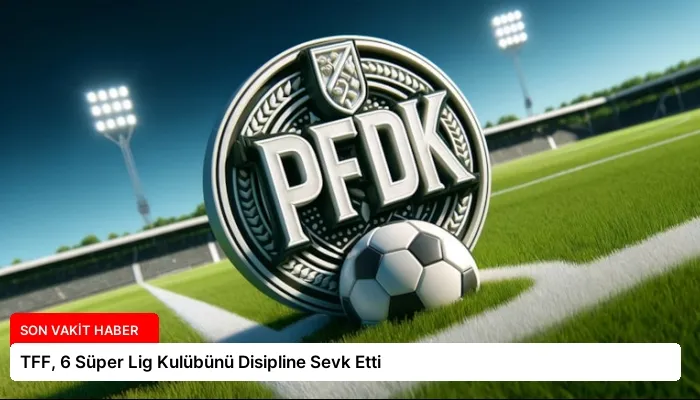TFF, 6 Süper Lig Kulübünü Disipline Sevk Etti