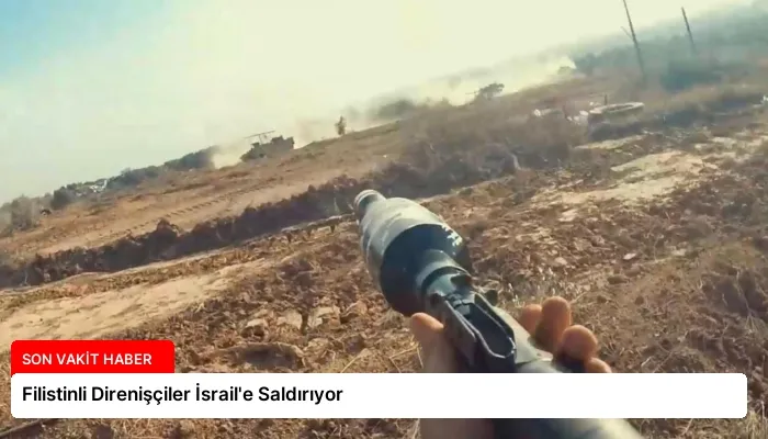 Filistinli Direnişçiler İsrail’e Saldırıyor