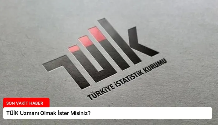 TÜİK Uzmanı Olmak İster Misiniz?