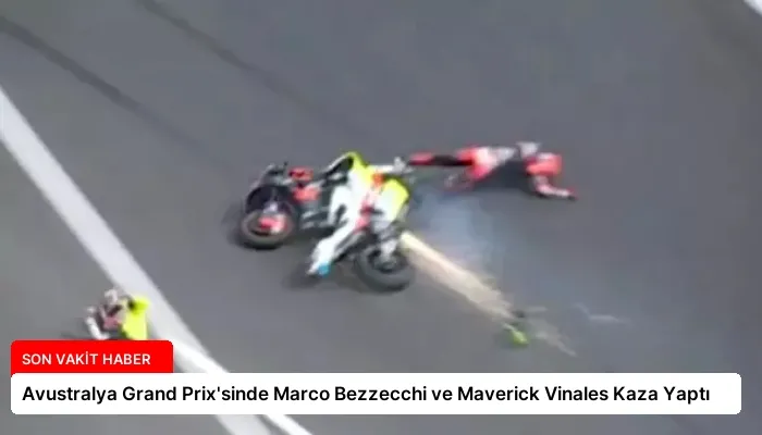 Avustralya Grand Prix’sinde Marco Bezzecchi ve Maverick Vinales Kaza Yaptı