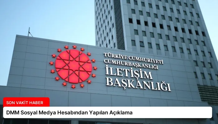 DMM Sosyal Medya Hesabından Yapılan Açıklama