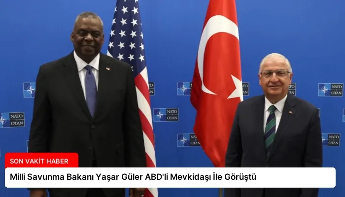 Milli Savunma Bakanı Yaşar Güler ABD’li Mevkidaşı İle Görüştü
