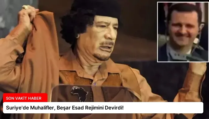 Suriye’de Muhalifler, Beşar Esad Rejimini Devirdi!