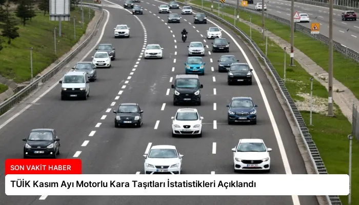 TÜİK Kasım Ayı Motorlu Kara Taşıtları İstatistikleri Açıklandı