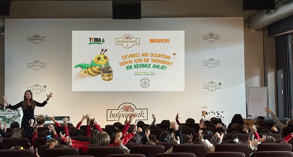 Balparmak, “Doğa İçin Arı Gibi Düşün” diyerek, çocuklara doğayı korumanın önemini anlatmaya devam ediyor