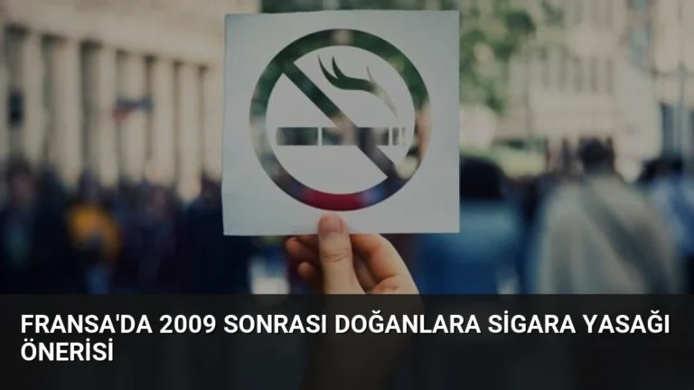 Fransa’da 2009 Sonrası Doğanlara Sigara Yasağı Önerisi
