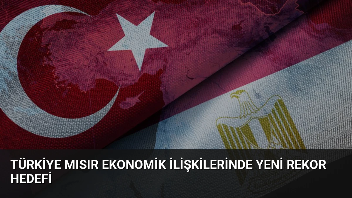 Türkiye Mısır Ekonomik İlişkilerinde Yeni Rekor Hedefi
