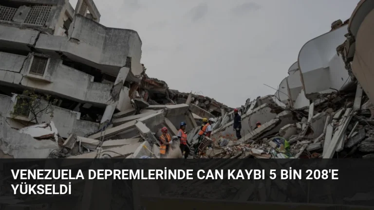 Venezuela Depremlerinde Can Kaybı 5 Bin 208’e Yükseldi