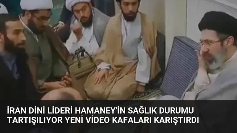 İran dini lideri Hamaney’in sağlık durumu tartışılıyor Yeni video kafaları karıştırdı