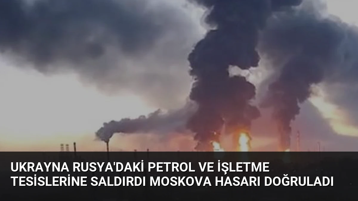 Ukrayna Rusya’daki Petrol ve İşletme Tesislerine Saldırdı Moskova Hasarı Doğruladı