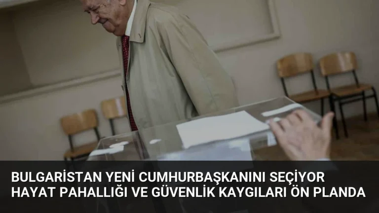 Bulgaristan Yeni Cumhurbaşkanını Seçiyor Hayat Pahallığı ve Güvenlik Kaygıları Ön Planda